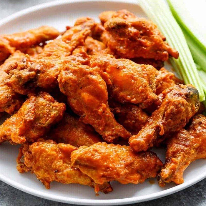 Extra crispy chicken wings