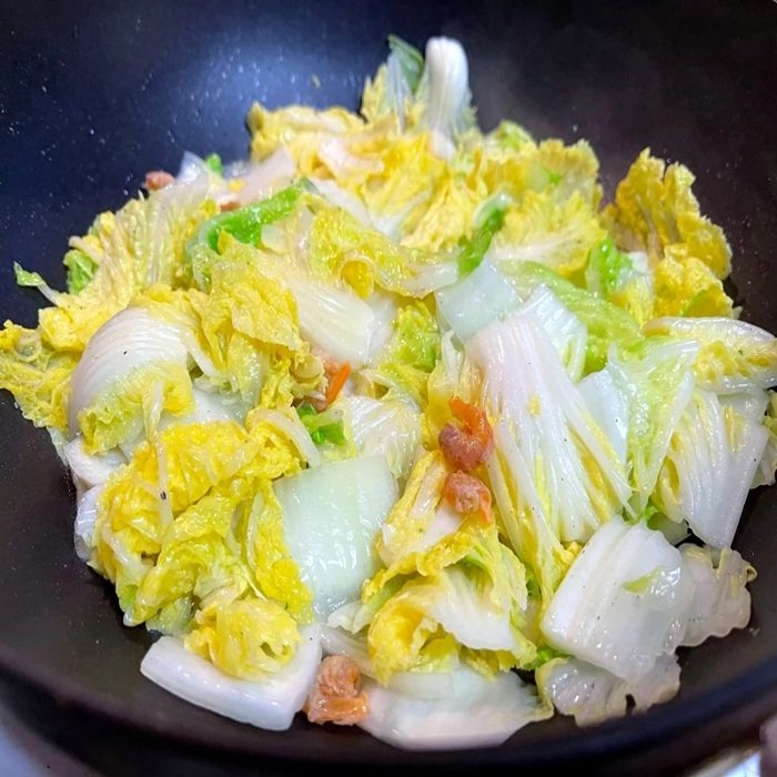 Napa Cabbage with Dried Shrimp