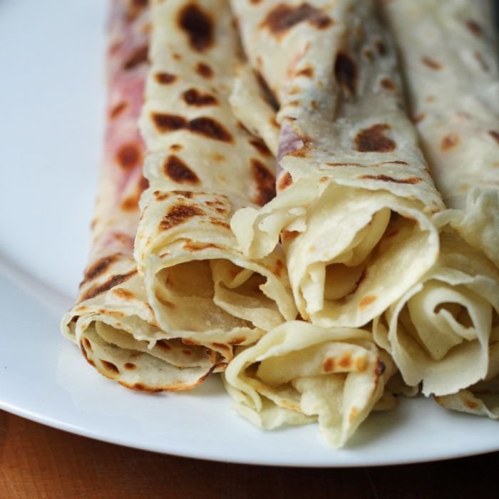 Lefse noruego de patata