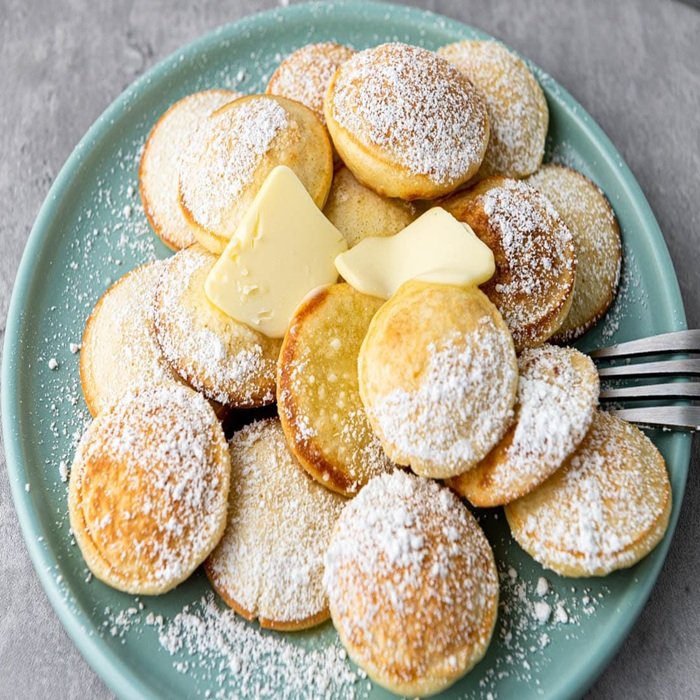 Poffertjes holandeses (mini tortitas)