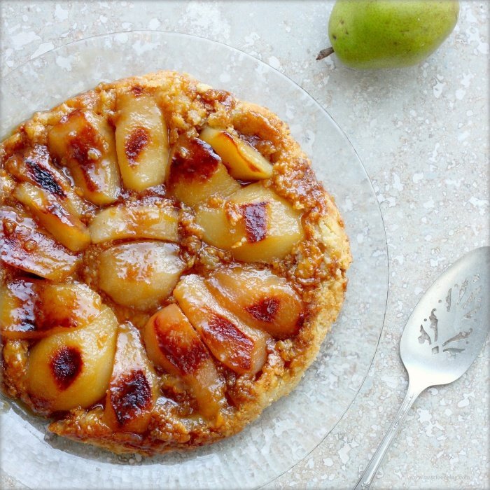 Tarta Tatin de pera