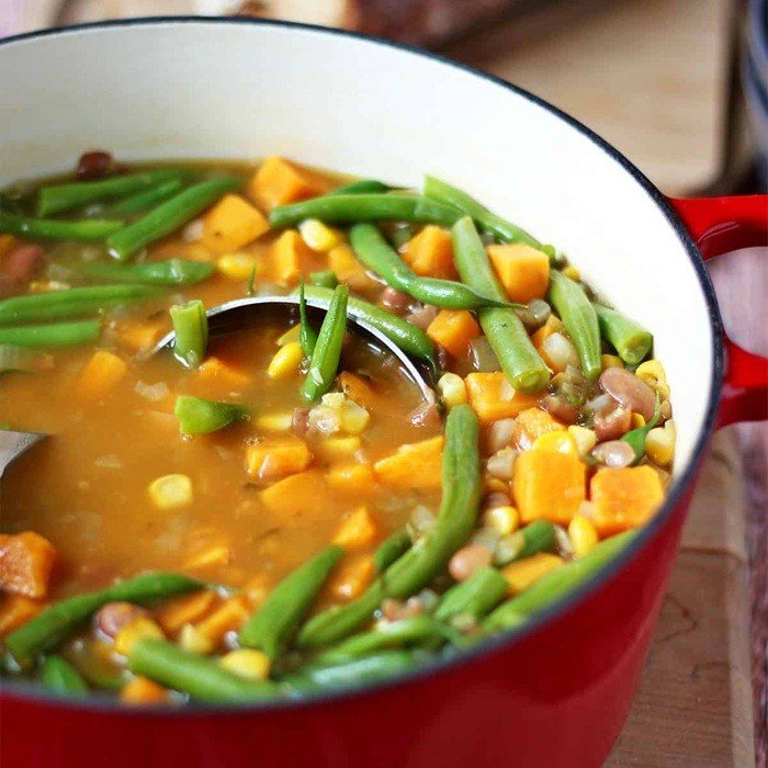 Porotos Granados (guiso chileno de alubias)