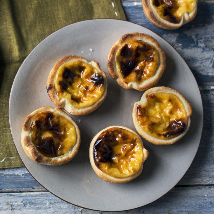 Tartaletas de crema portuguesas
