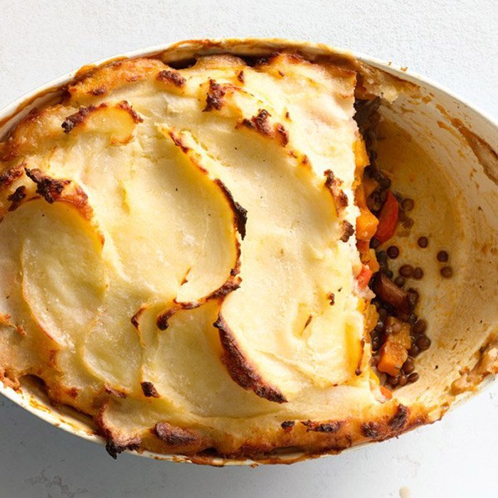 Pastel de verduras al estilo «Shepherd’s Pie»