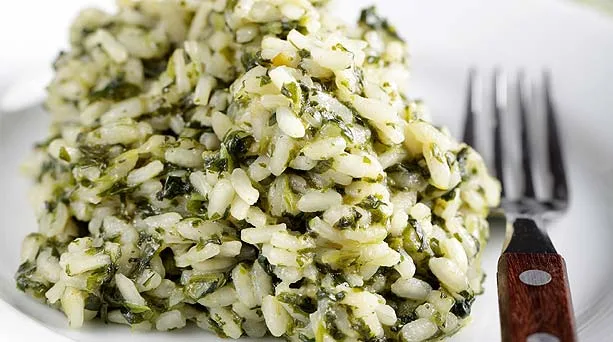 arroz con espinaca receta para diabeticos