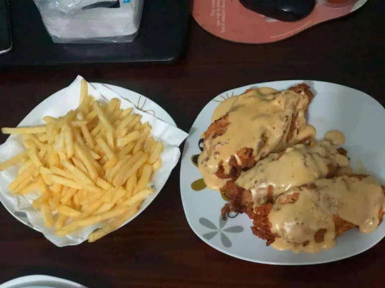 Receta de Pechuga a la Cordon Bleu con Papas Fritas 2
