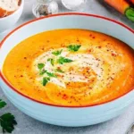crema de zanahorias, boniato y manzana con Thermomix