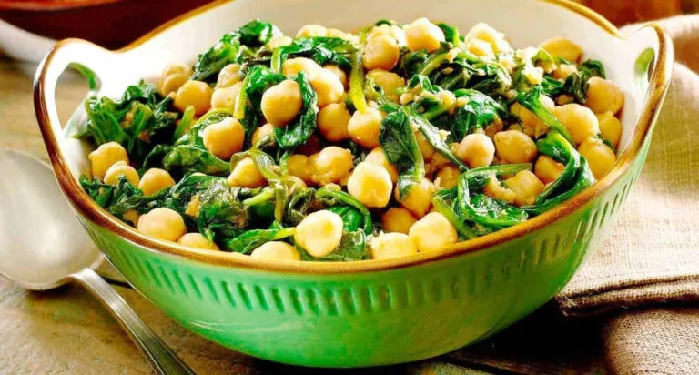 garbanzos con espinacas