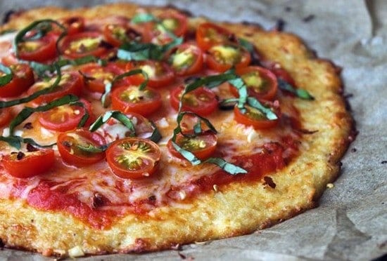 Pizza de Coliflor receta