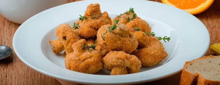 champiñones crujientes al horno