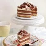 tarta de tres chocolates sin nata