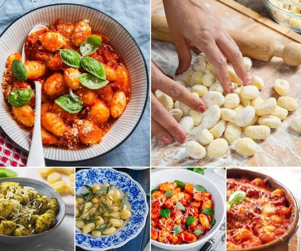 Ñoquis Italiano con Salsas Recetas